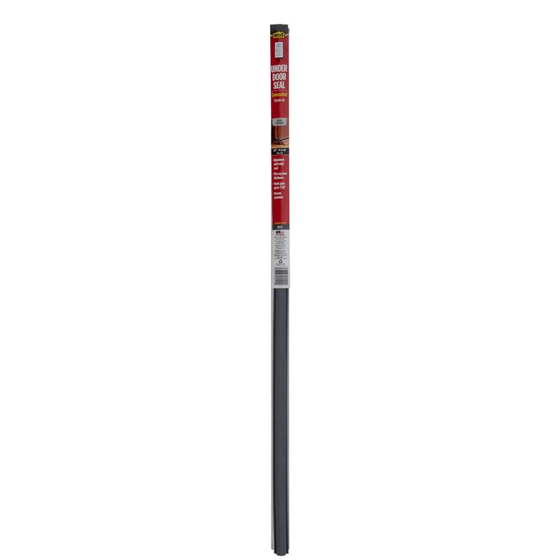 M-D Building Products Silver Aluminum Under Door Seal For Doors 36 in. L X 0.5 in.