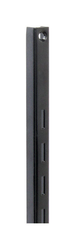Knape & Vogt Black Steel Regular Duty Bracket 16 Ga. 24 in. L