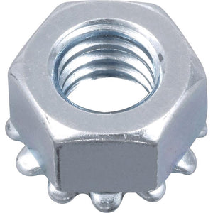 HILLMAN 6/32 in. Zinc-Plated Steel SAE Keps Lock Nut Box of 100 180267