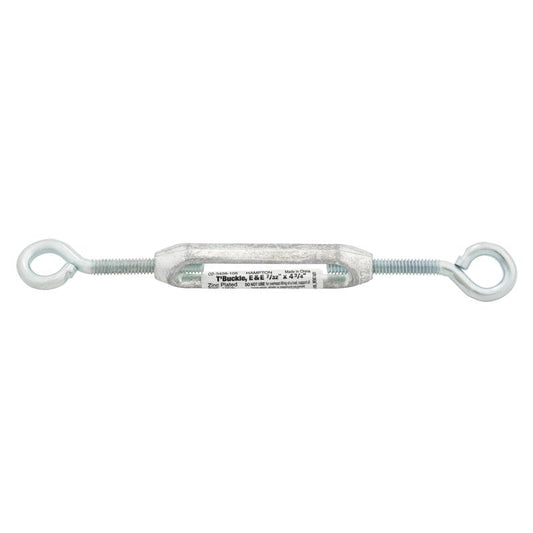 Hampton Zinc-Plated Aluminum/Steel 0.185 in. D Turnbuckle 120 lb 4-3/4 in. L