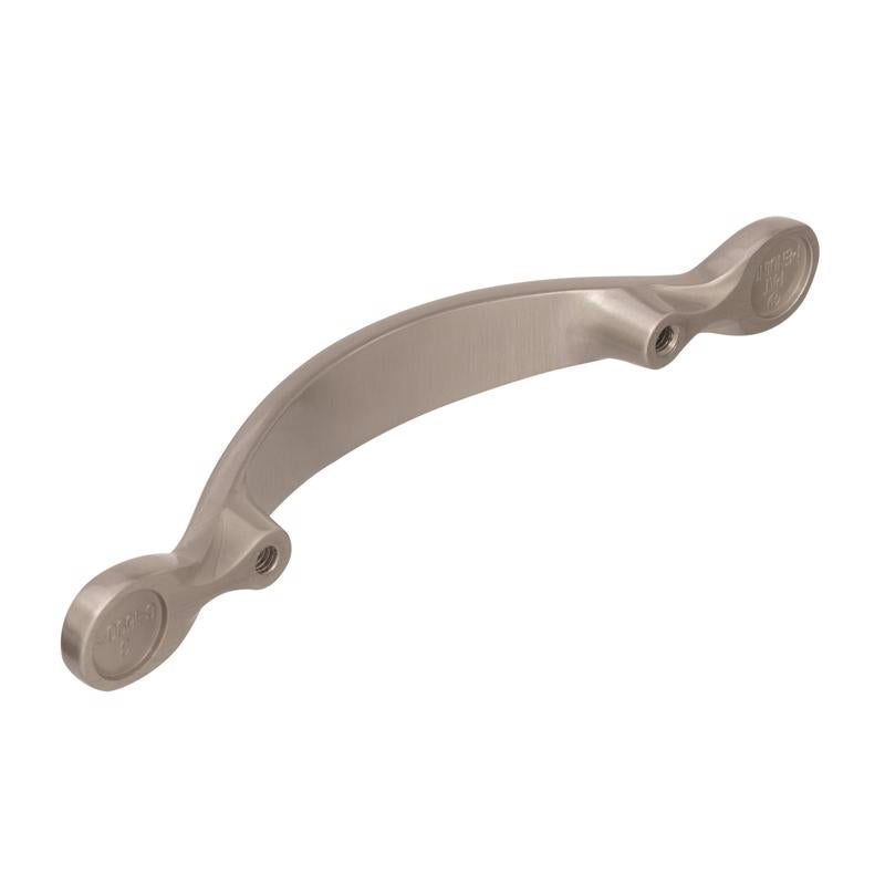 Amerock Transitional Arch Cabinet Pull 3 in. Satin Nickel Silver 1 pk