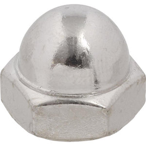 HILLMAN 10-24 in. Nickel Steel USS Acorn Nut Box of 100 180081