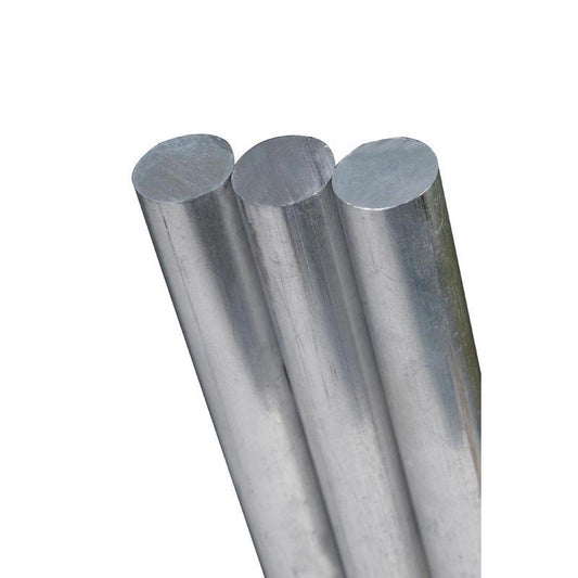 K&S 1/2 in. D X 12 in. L Stainless Steel Unthreaded Rod
