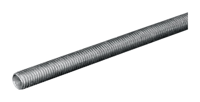 SteelWorks 1/2 in. D X 36 in. L Low Carbon Steel Threaded Rod