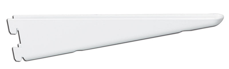 Knape & Vogt White Steel Bracket 16 Ga. 10-1/2 in. L 225 lb