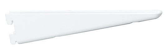 Knape & Vogt White Steel Bracket 16 Ga. 12-1/2 in. L 225 lb