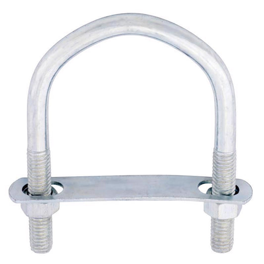 Hampton 3/8 in. X 2-1/2 in. W X 3-5/8 in. L Coarse Zinc-Plated Steel U-Bolt