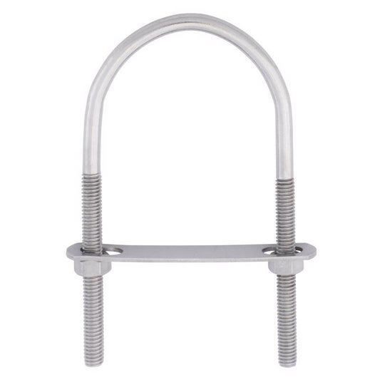 Hampton 5/16 in. X 2-1/2 in. W X 5-3/16 in. L Coarse Stainless Steel U-Bolt