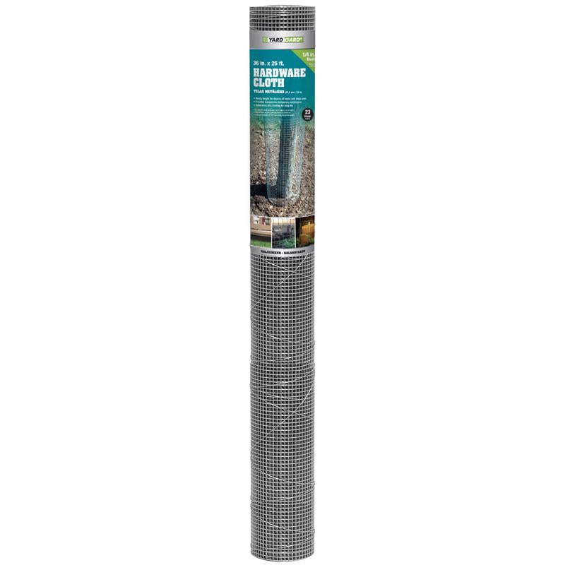 YardGard 36 in. H X 25 ft. L Galvanized Steel Hardware Cloth 1/4 in.