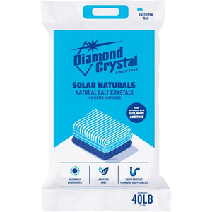 Diamond Crystal Solar Naturals Water Softener Salt Crystal 40 lb 100012411
