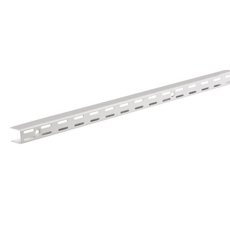Rubbermaid 1 in. H X .9 in. W X 47-1/2 in. L Steel Wall Mount Upright