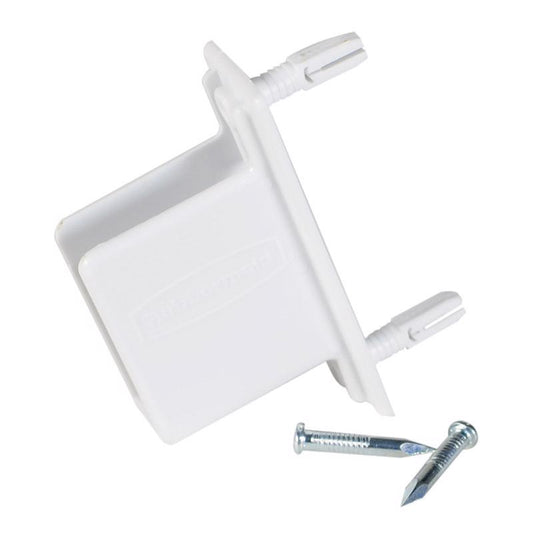 Rubbermaid 4.5 in. H X 1.5 in. W X 0.5 in. L Metal Sidewall Bracket