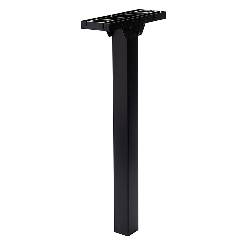 Architectural Mailboxes Patriot 46.9 in. Powder Coated Black Plastic Mailbox Post