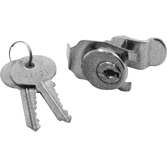 Prime-Line Nickel Steel Counter Clockwise Mailbox Lock For Bommer 2