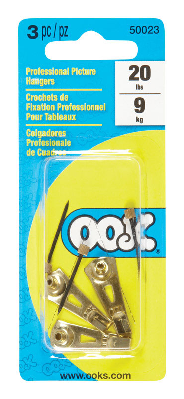 HILLMAN OOK Professional Picture Hanger 20 lb 3 pc