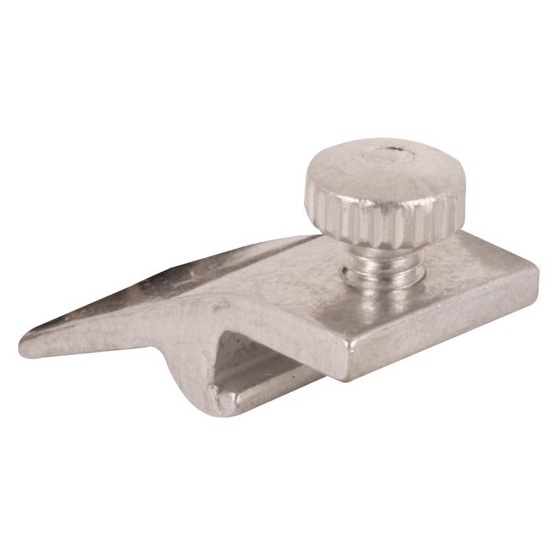 Prime-Line Mill Aluminum Storm Door Panel Clip For 1/2 inch 8 pk