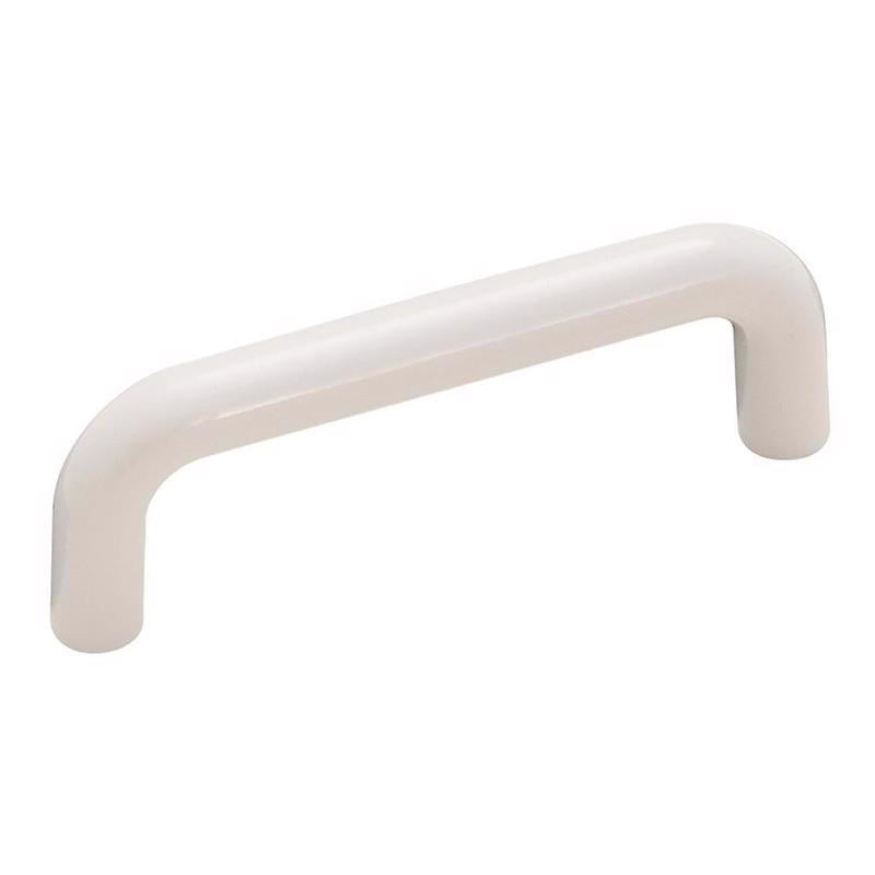 Amerock Allison Contemporary Arch Cabinet Pull 3 in. White 1 pk