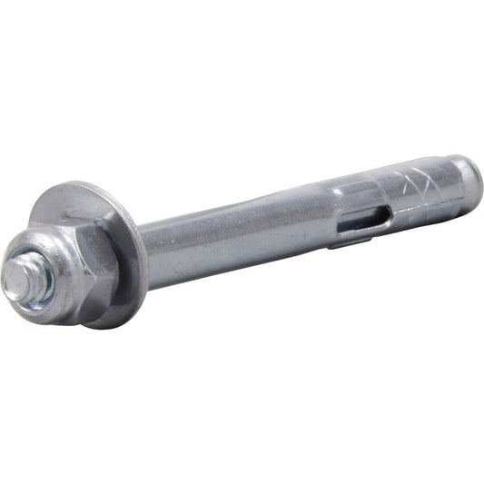 HILLMAN 1/4 in. D X 2-1/4 in. L Steel Hex Head Sleeve Anchors 40 pc
