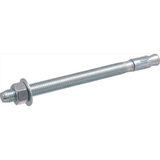 HILLMAN 5/8 in. D X 8-1/2 in. L Steel Round Head Wedge Anchor 10 pc