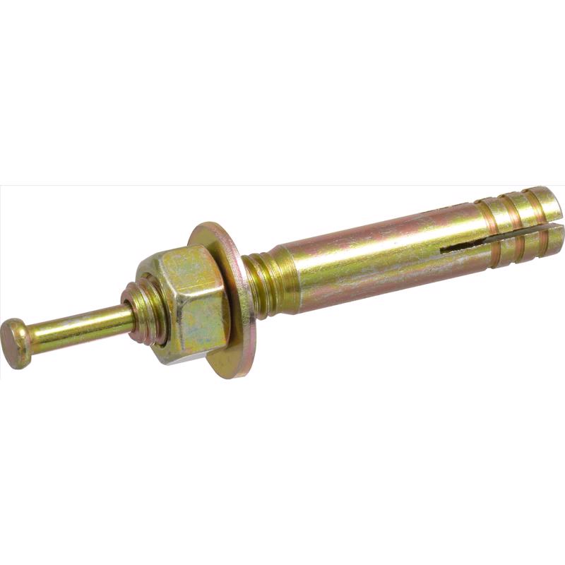 HILLMAN 1/2 in. D X 3-1/2 in. L Steel Round Head Strike Anchor 25 pc