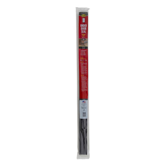 M-D Building Products Brown Vinyl U-Shaped Bottom For Doors 36 in. L X 1.13 in.