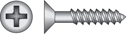 HILLMAN No. 10 X 2 in. L Phillips Black Phosphate Twin Thread Cabinet Screws 1 pk