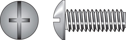 HILLMAN No. 8-32 Ga. X 1-3/4 in. L Combination Truss Head Zinc-Plated Steel Machine Screws 100 pk