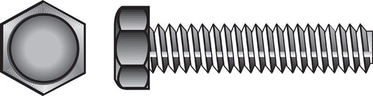 HILLMAN 1/4 in. D X 3-1/2 in. L Zinc Plated Steel Hex Tap Bolt 1 pk