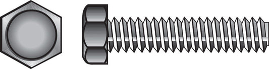 HILLMAN 5/16 in. D X 3 in. L Zinc Plated Steel Hex Tap Bolt 100 pk