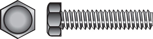 HILLMAN 3/8 in. D X 1-1/2 in. L Zinc Plated Steel Hex Tap Bolt 100 pk