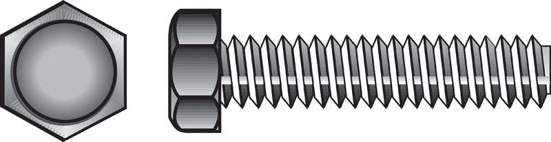 HILLMAN 1/2 in. D X 4 in. L Zinc Plated Steel Hex Tap Bolt 25 pk