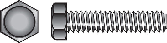 HILLMAN 1/2 in. D X 5 in. L Zinc Plated Steel Hex Tap Bolt 25 pk