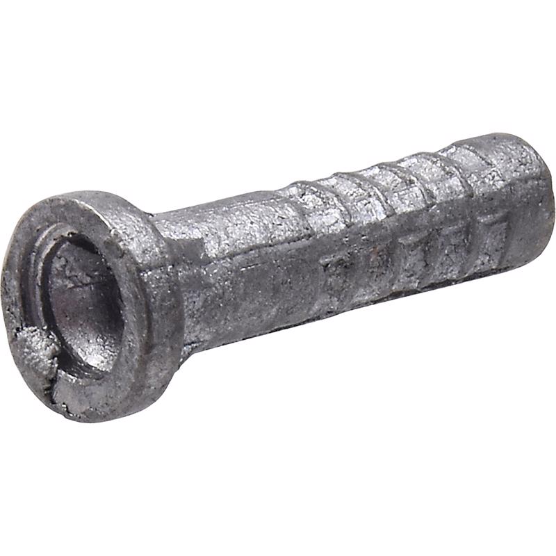 HILLMAN 0.25 in. D X 1 in. L Lead Round Head Concrete Screw Anchor 100 pc