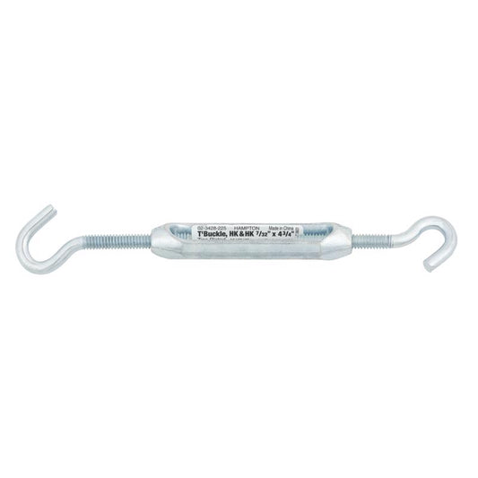 Hampton Zinc-Plated Aluminum/Steel 0.185 in. D Turnbuckle 120 lb 4-3/4 in. L