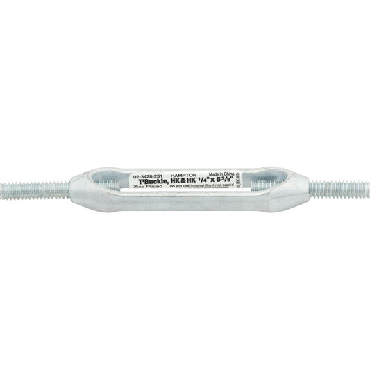Hampton Zinc-Plated Aluminum/Steel 0.207 in. D Turnbuckle 160 lb 5-3/8 in. L