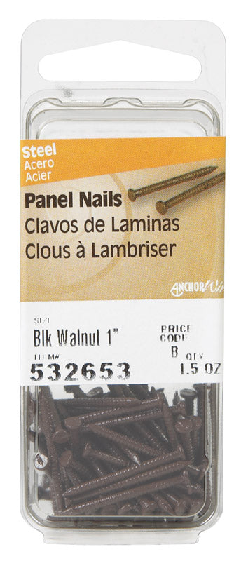 HILLMAN Anchor Wire 1 in. Panel Carbon Steel Nail Large Head