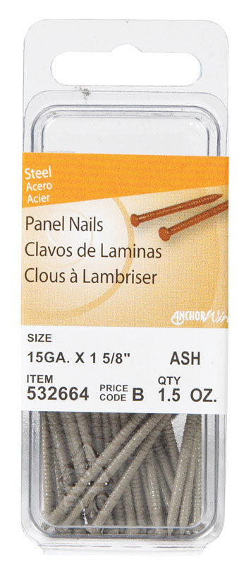 HILLMAN Anchor Wire 1-5/8 in. Panel Steel Nail Large Head