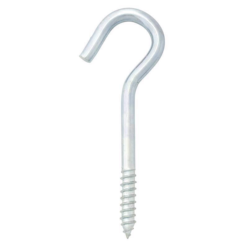 Hampton Small Steel 5 in. L Ceiling Hook 200 lb 1 pk
