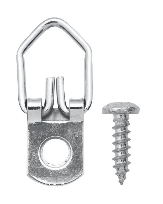 OOK Zinc D-Ring Hanger 30 lb 1 pk