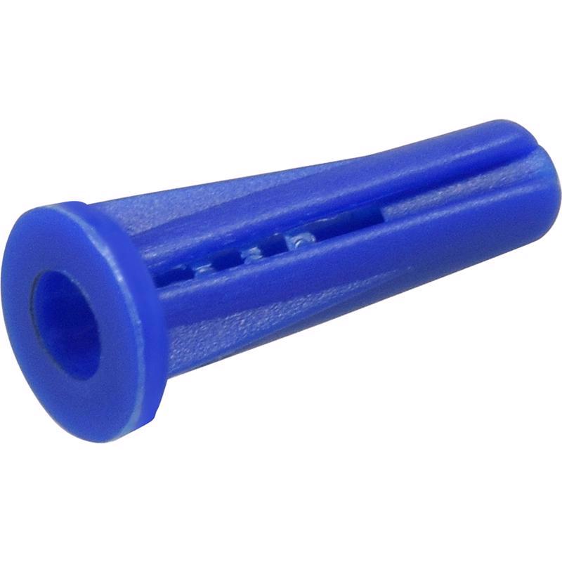 HILLMAN .164 in. D X 7/8 in. L Plastic Flat Head Conical Anchor 100 pc