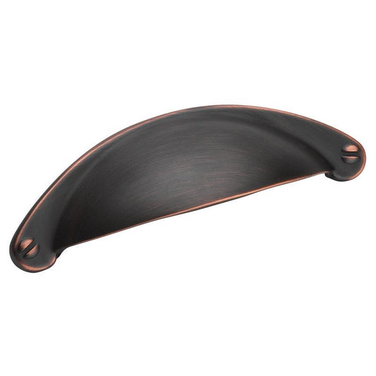 Amerock Traditional Cup Cabinet Cup Pull 2-1/2 in. Oil Rubbed Bronze Brown 1 pk