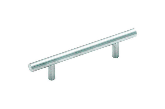 Amerock Contemporary Bar Cabinet Pull 3-3/4 in. Stainless Steel Silver 1 pk