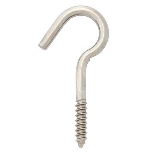 Hampton Small Stainless Steel 4.1875 in. L Clothesline Hook 215 lb 1 pk