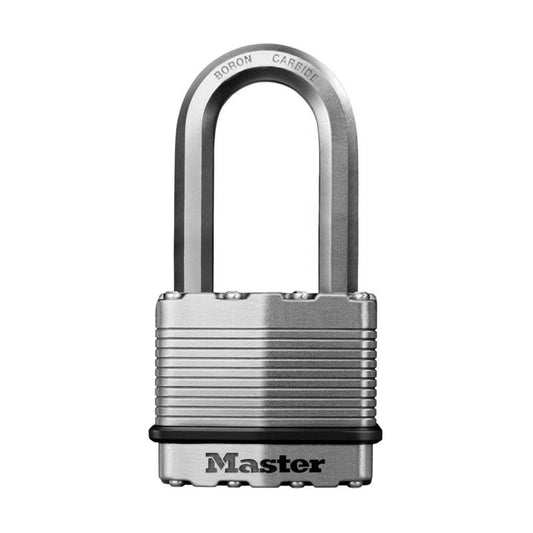 Master Lock 1-7/16 in. H X 2 in. W X 13/16 in. L Steel 4-Pin Cylinder Weather-Resistant Padlock