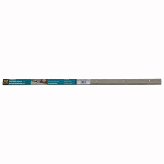 M-D Building Products 0.3 in. H X 1.375 in. W X 36 in. L Prefinished Pewter Aluminum Carpet Trim