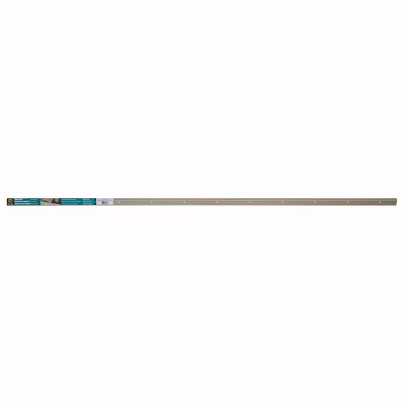 M-D Building Products 0.3 in. H X 1.375 in. W X 72 in. L Prefinished Pewter Aluminum Carpet Trim