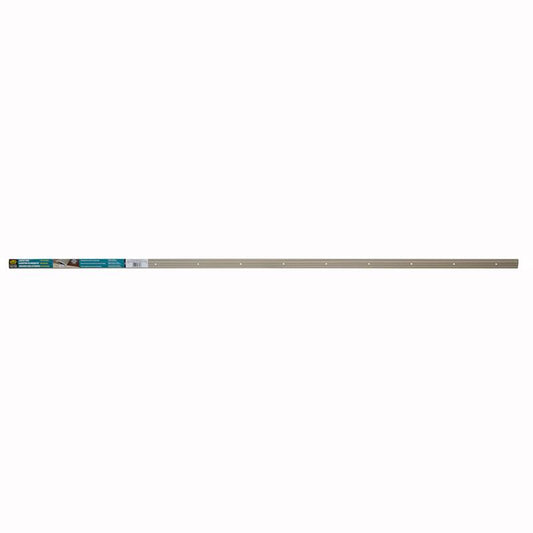 M-D Building Products 0.3 in. H X 1.375 in. W X 72 in. L Prefinished Pewter Aluminum Carpet Trim