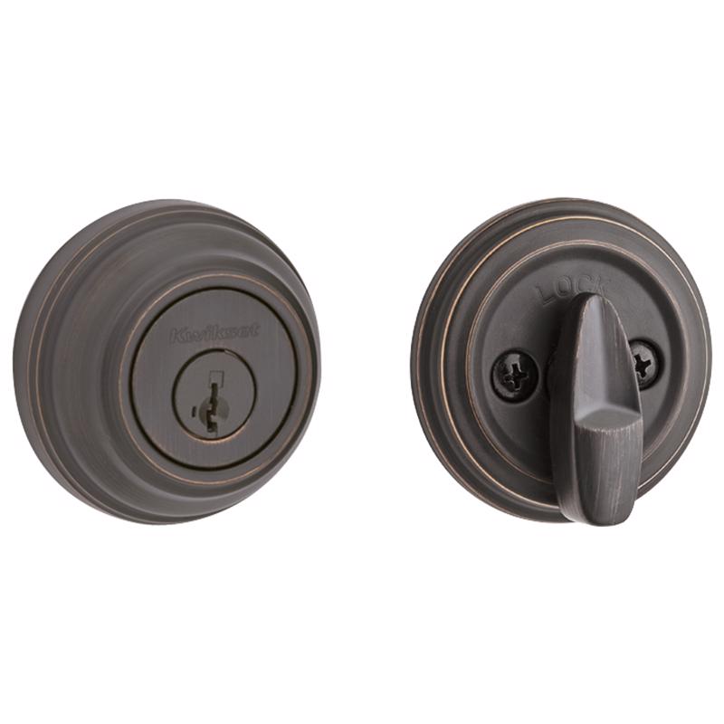 Kwikset SmartKey Venetian Bronze Metal Deadbolt