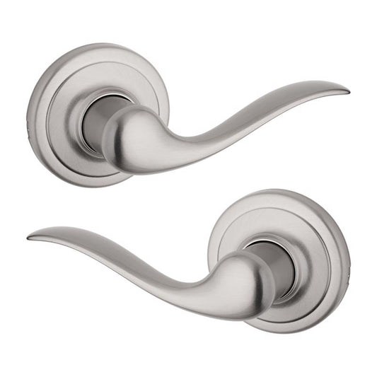 Kwikset Tustin Satin Nickel Passage Lever 1-3/4 in.