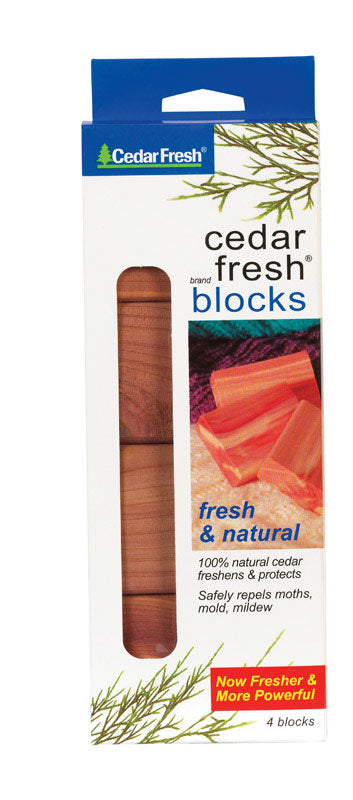Household Essentials Cedar Fresh Natural Cedar Scent Odor Eliminator 2.75 in. Wood